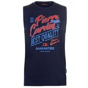 Koszulki męskie - Pierre Cardin granatowa koszulka męska bez rekawów, Rozmiar S - miniaturka - grafika 1