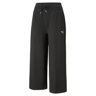Spodnie dresowe damskie Puma Her Straight czarne 67311301-S - Dresy damskie - miniaturka - grafika 1