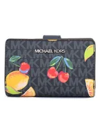 Portfele - Michael Kors Portfel w kolorze granatowym - 13,5 x 9 x 4 cm - miniaturka - grafika 1