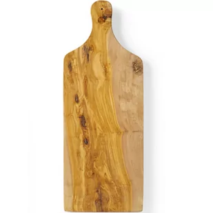 Deska do serwowania z drewna oliwnego z uchwytem 600 x 200 x 18 mm - Hendi 505267 - Deski do krojenia - miniaturka - grafika 2