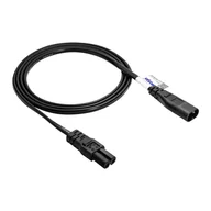 Kable komputerowe i do monitorów - Kabel zasilający ósemka IEC C7 / IEC C8 1.5m AK-RD-08A - miniaturka - grafika 1