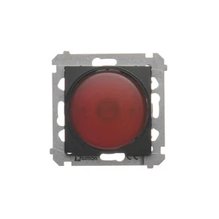 Sygnalizator świetlny LED Kontakt-Simon 54 DSS2.01/49 światło czerwone moduł 230V~ czarny - Inne akcesoria elektryczne - miniaturka - grafika 1