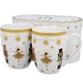Kubki - Zestaw 2 kubków Christmas Ballerina 360 ml - miniaturka - grafika 1