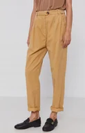 Spodnie damskie - Pepe Jeans Spodnie Damskie Beżowe Długie Casual S 1z0b1_c* T4a - miniaturka - grafika 1