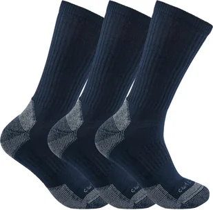 Carhartt Skarpety Carhartt Midweight Cotton Blend Navy - Skarpety termoaktywne - miniaturka - grafika 1