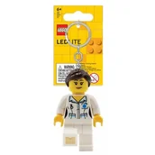Breloczki dla dzieci - LEGO Classic, Brelok Do Kluczy Z Latarką Pielęgniarka, Ke186 - miniaturka - grafika 1