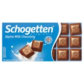 Czekolada - Schogetten Czekolada mleczna z mleka alpejskiego 33g - miniaturka - grafika 1