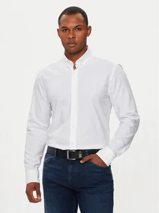 Boss Koszula 50520259 Biały Casual Fit - Koszule męskie - miniaturka - grafika 1