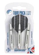 Dart - Harrows Twin Pack shafty Supergrip + piórka Supergrip (white) - miniaturka - grafika 1