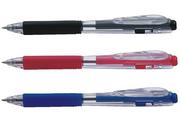 Długopisy - Długopis Automatyczny Pentel Bk437, Czerwony - miniaturka - grafika 1
