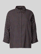 Koszule damskie - Bluzka koszulowa o kroju regular fit z rękawem o dł. 3/4 model ‘Fudo’ - miniaturka - grafika 1