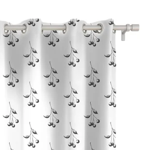 Zasłona SUMMER wzór SM39 | aronia 150 x 260 cm tkanina zaciemniająca - Zasłony Zasłona SUMMER wzór SM39 | aronia 150 x 260 cm tkanina zaciemniająca - Zasłony - miniaturka - grafika 1