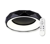 Lampy sufitowe - Top Light - LED Plafon ściemnialny LED/45W/230V czarne + +pilot - miniaturka - grafika 1