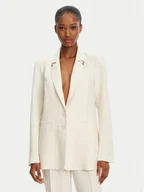 Marynarki i żakiety damskie - Patrizia Pepe Marynarka 2S1524 A052 B823 Écru Regular Fit - miniaturka - grafika 1