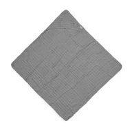 Okrycia kąpielowe dla dzieci - Jollein - Ręcznik Kąpielowy Z Kapturem 75 X 75 Cm Cotton Storm Grey - miniaturka - grafika 1