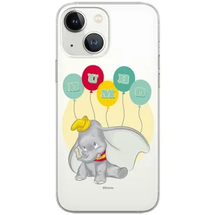 ERT GROUP etui na telefon Apple Iphone 13 MINI, case oryginalny i oficjalnie licencjonowany przez Disney, wzór Dumbo 003, optymalnie dopasowane, plecki z TPU cześciowo przeźroczyste - Etui i futerały do telefonów - miniaturka - grafika 1