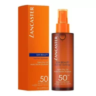 Balsamy i kremy do opalania - Lancaster Sun Beauty Dry Oil Fast Tan Optimizer SPF50 150ml W Opalanie 54280 - miniaturka - grafika 1