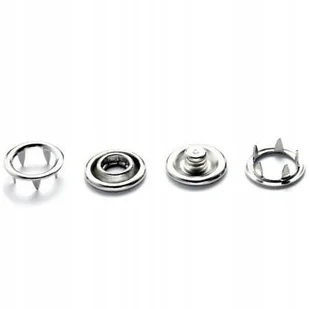 crelando NAPY METALOWE OCZKA 9,5 MM 20 szt LID - Pinezki - miniaturka - grafika 1