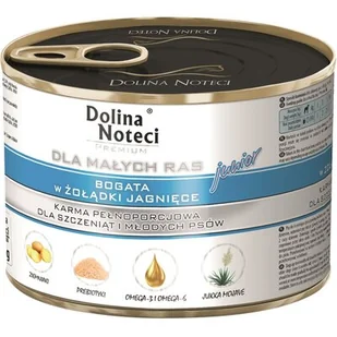 Dolina Noteci Premium Junior Małe Rasy Żołądki Jagnięce 185G - Mokra karma dla psów - miniaturka - grafika 1