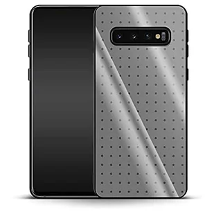 Luksusowe etui na telefon Dot Grid grey Samsung Galaxy S10 Plus - Etui i futerały do telefonów - miniaturka - grafika 1