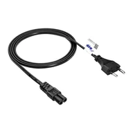 Kable - Kabel zasilający ósemka miedziany 1.5m Akyga AK-RD-01C IEC C7 / CEE 7/16 - miniaturka - grafika 1