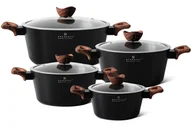 Zestawy garnków i patelni - Zestaw komplet garnków marmurkowych 8el garnki EB-7431 - miniaturka - grafika 1