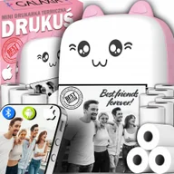 Akcesoria fotograficzne - Drukarka fotograficzna GALAXIA Mini Drukarka Termiczna DRUKUŚ ORYGINALNY Do Zdjęć Przenośna + 11 ROLEK - miniaturka - grafika 1