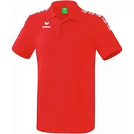 Koszulki męskie - Erima męska koszulka polo Essential 5-C, czerwona/biała, mała 2111902 - miniaturka - grafika 1