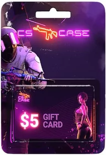 CSCase.com Gift Card 5 USD - CSCase.co Key - GLOBAL - Kody i doładowania cyfrowe - miniaturka - grafika 1