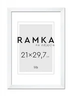 Ramki na zdjęcia - Ramka na zdjęcia A4 21x29,7 cm Biała - miniaturka - grafika 1