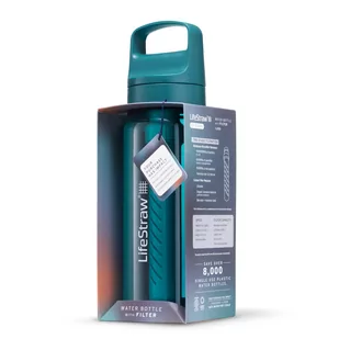 LifeStraw Go 2.0 Turkusowa butelka filtrująca 1L Laguna Teal - Butelki filtrujące - miniaturka - grafika 3