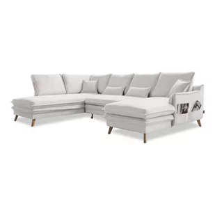 Beżowy rozkładany narożnik (lewostronny/w kształcie litery "U") – Miuform - Narożniki - miniaturka - grafika 1