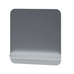 Lustro łazienkowe z półką prostokątne 70X86X14 cm Devo Gloria 2.0 premium white supermatt GL2-LUPL70-1-F83 - Lustra - miniaturka - grafika 1