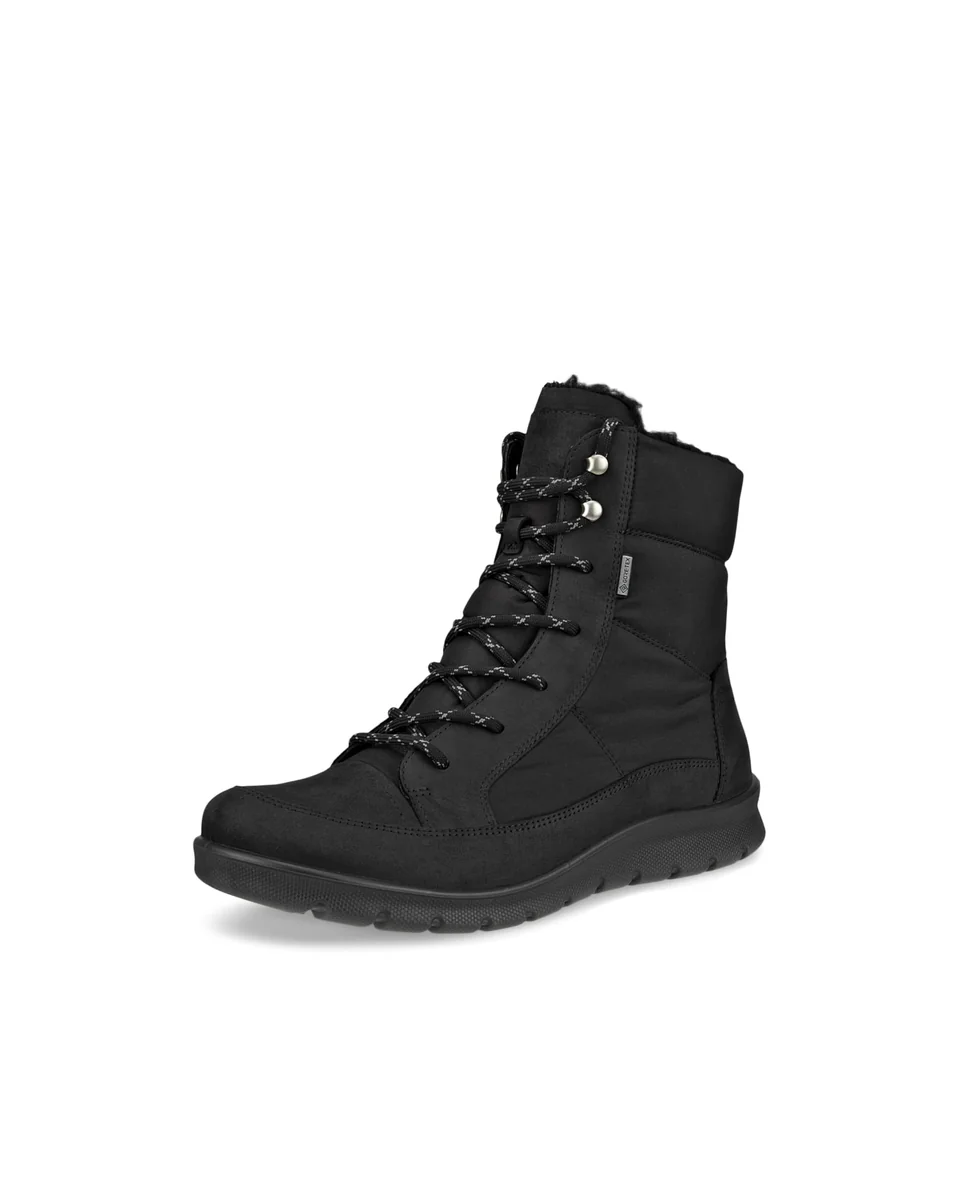 ECCO Damskie buty typu sneakers Babett Boot, Czarny, niebieski, granatowy 50642, 42 EU