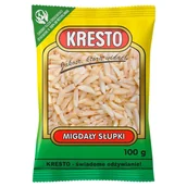 Bakalie - Kresto MIGDAŁY SŁUPKI 100 G zakupy dla domu i biura 61044889 - miniaturka - grafika 1