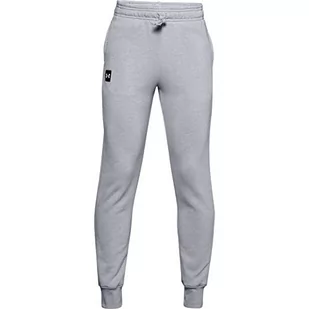 Under Armour Spodnie dresowe RIVAL FLEECE JOGGERS-GRY - M 1357628-011_M - Spodnie i spodenki dla dziewczynek - miniaturka - grafika 1