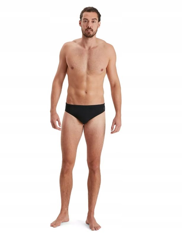 SPEEDO KĄPIELÓWKI MĘSKIE CZARNE SLIPY LOGO 40 S4K