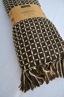 Koc 150 x 200 Bawełniany Boho Aredo 10 Brąz - Koce - miniaturka - grafika 3