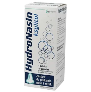 Axpharm sp. z o.o. Hydronasin ksylitol zestaw do płukania nosa z butelką - Przeziębienie i grypa - miniaturka - grafika 1