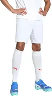 Spodnie sportowe męskie - Spodenki męskie Puma Team Goal białe 705752 04 S - miniaturka - grafika 1