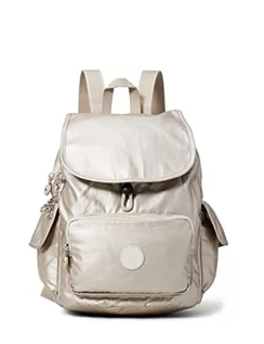 Torebki damskie - Kipling Plecak City Pack S, srebrny (Metallic Glow)., 27x33.5x19 cm (B x H x T) - grafika 1