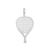 Naszyjniki męskie - Zawieszka wisząca Rakieta do Padla 2,2 cm, posrebrzana - Lilou - miniaturka - grafika 1