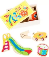 Układanki dla dzieci - Small Foot Układanki drewniane dla Dzieci Zabawki 10550 - miniaturka - grafika 1