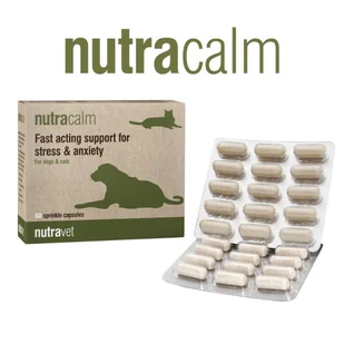 NUTRAVET Nutracalm for dogs & cats 60kaps-szybko działające wsparcie w stresie i niepokoju - Suplementy i witaminy dla psów - miniaturka - grafika 2