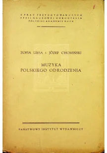 Muzyka Polskiego Odrodzenia - Książki o kulturze i sztuce - miniaturka - grafika 1