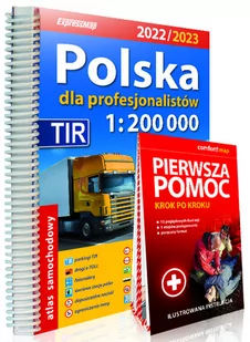 EXPRESSMAP Polska dla profesjonalistów atlas samochodowy - praca zbiorowa - Atlasy i mapy - miniaturka - grafika 1