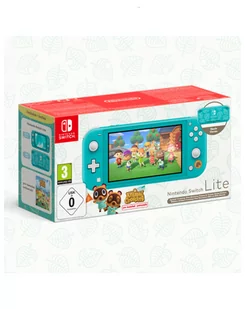Konsola Nintendo Switch Lite Turquoise + gra Animal Crossing New Horizons // WYSYŁKA 24h // DOSTAWA TAKŻE W WEEKEND! // TEL. 48 660 20 30 - Konsole Nintendo - miniaturka - grafika 1