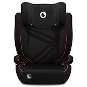 Foteliki samochodowe - Lionelo, fotelik samochodowy LO-HUGO I-SIZE (100-150 cm), Sporty Black Red, Czarny - miniaturka - grafika 1