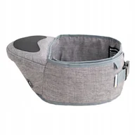 Nosidełka dla dzieci - NOSIDEŁKO BIODROWE HIPSEAT PAS DO NOSZENIA NA BOKU DENIM GREY - miniaturka - grafika 1
