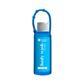 Żele pod prysznic dla mężczyzn - HISKIN BODY WASH FOR MEN TRAVEL SIZE Męski żel do mycia ciała z zawieszką Blue 90ml - miniaturka - grafika 1